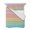 Pink Blue, variant on Quilts Queen Size Bedding Set, Teal Wooden Grain Lightweight Quilted Comforter, Vintage Chic Geometric Ombre Turquoise Soft Reversible Bedspread Coverlet with Pillow Covers for All Season, 90" x 96"