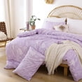 thumbnail image 2 of Funda Nórdica Queen Size Floral Botanical Boho Bedding Microfiber, 2 of 9