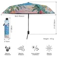 thumbnail image 3 of FORMRS Travel Umbrella Folding Auto Open Close Windproof Rain UV Protection, Seaside Door, 3 of 8