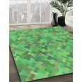 thumbnail image 2 of Ahgly Company Indoor Rectangle Patterned Green Pepper Green Area Rugs, 6' x 9', 2 of 6