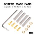 thumbnail image 1 of Exquisite Screw For 80mm 90mm 120mm 140mm Computer PC Gamer 25mm Thickness Case Cooling RGB Fan Diy Accessories 16 PCS, 1 of 5