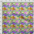 thumbnail image 4 of oneOone Polyester Spandex Orange Fabric Tropical Fruits Craft Projects Decor Fabric Printed By The Yard 56 Inch Wide, 4 of 4