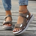 thumbnail image 5 of Taylonsss Women's Fashion Casual Adjustable Breathable Oversized Comfortable Thick Sole Lightweight Beach Sandals for Spring Summer Versatile Outdoor Indoor Daily Wear, 5 of 9