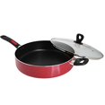 thumbnail image 3 of Mirro A79682 Get A Grip Aluminum Nonstick Jumbo Cooker Deep Fry Pan with Glass Lid Cover Cookware, 12-Inch, 3 of 6