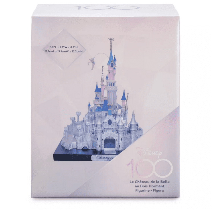 Disney Disney100 Sleeping Beauty Castle Figurine Toy, Hand-Painted