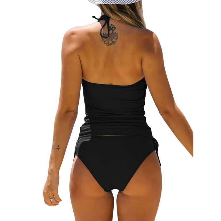 Walmart high shop neck swimsuit