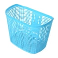 thumbnail image 3 of Almencla Plastic Bike Basket Easy Install Commuting Bike Accessories Handlebar Basket Blue, 3 of 8