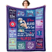 Nurse Gifts, Nurse Gifts for Women, Gifts for Nurses, Rn Gifts for Nurses, Burse Graduation Gift, Bursing Graduation Gifts for Her, Burse Practitioner Gifts for Women, Nurse Blanket 60"X50"