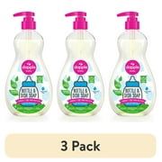 (3 pack) Dapple Baby Bottle and Dish Soap for Baby Products, Fragrance-Free, 16.9 fl oz
