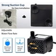 thumbnail image 3 of Jebao Jecod Pp-300 Submersible Fountain Pond Pump 40Gph Replace Pp-300Lv (No Inline Plug), 3 of 5