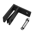 thumbnail image 2 of DOLITY Glass Clamp Fastener Stable Glass Shelf Holder Support for Office Stair Home against the wall, 2 of 9