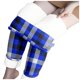 thumbnail image 5 of Gibobby Leggings Vinipiel Mujer Leggings informales invierno para mujer, pantalones capri térmicos con cintura elástica, pantalones entrenamiento, pantalones estampados térmicos（Azul， L), 5 of 5