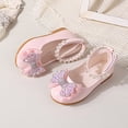 thumbnail image 5 of Staki Toddler Girls Dress Shoes Girls Dress Shoes Toddler Little Kid Flats Mary Jane School Bowknot Flower Girl Party Ballerina Flat Shoes(Pink,9 Toddler), 5 of 7