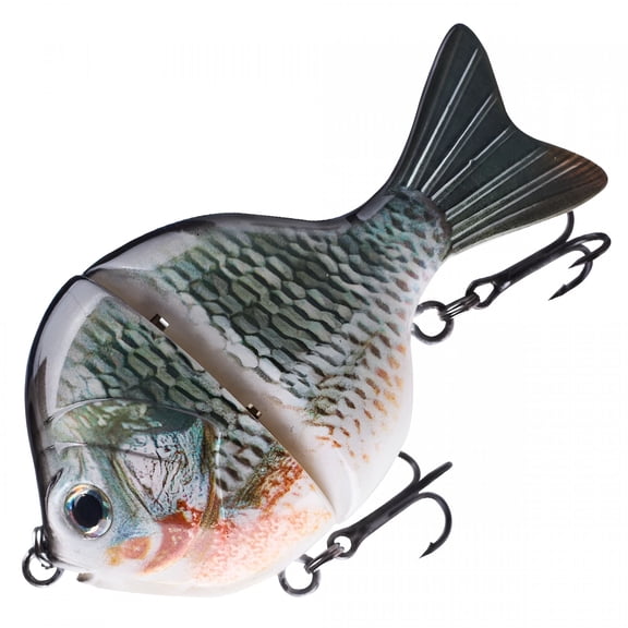 BESTSKY 1PCS 9CM 34.5G Glide Bait Single-jointed Plastic Swimbait Sunfish Fishing Bass Lures