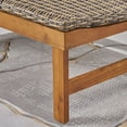 thumbnail image 5 of Noble House Camdyn Multiple Positions Acacia wood Outdoor Chaise Lounge - Set of 2 - Brown, 5 of 7