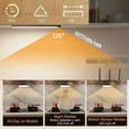 thumbnail image 2 of 4-Pack Motion Sensor Under Cabinet Lights, Ultra Thin Closet Light, Magnetic Rechargeable Under Counter Closet Light, Wireless Night Light Bar, Cool White, 2 of 6