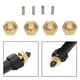 thumbnail image 1 of Adaptadores de Buje Hexagonal de 4 Piezas, Adaptador Hexagonal de Latón de Rueda Universal Mm para 1/24 Axial SCX24 AXI90081 AXI00002 AXI00001 a yotijar Adaptador hexagonal de latón de 3 mm para coche RC, 1 of 10