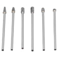 thumbnail image 2 of Juego de 6 Fresas de Carburo de Tungsteno, Kit de Perforación de Cabezal Cilíndrico, Herramientas de Pulido Rotativas Sólidas para Taladrar y Tallar Madera, 2 of 5