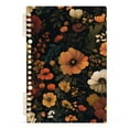 thumbnail image 7 of FORMRS 1-Subject Spiral Notebook 8" x 5" College Ruled 60 Refillable Sheet A5 Hard Cover, Dark Floral Pattern, 7 of 7