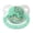 Green White, variant on CutiePlusU Adult Sized Pacifier Big Shield Dummy for Men Women Cute Prints Pink