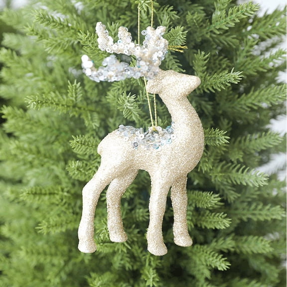 Hometravel Christmas Reindeer Ornament, Festive Holiday Tree Hanging Decor, Seasonal Decorative Accent for Christmas Display, Home Decor, Tree Trimming