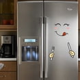 thumbnail image 1 of DPTALR Fridge Sticker Home Decoration Fridge Sticker Sunglasses Fridge Sticker Happy Delicious Face Kitchen Fridge Wall Stickers Art, 1 of 4
