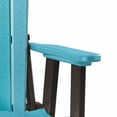 thumbnail image 5 of American Furniture Classics Model 510ARB Fan Back Swivel Glider in Aruba Blue with a Black Base, 5 of 7