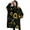 Black Yellow Star, variant on Oversized Wearable Blanket Hoodie,Black White Stripe Leopard Sunflower Pattern Sherpa Blanket Hoodie with Super Pockets,Super Warm Fuzzy Pullover for Women & Men