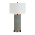 thumbnail image 1 of Henn&Hart Lampe de Table en Métal Texturé Noir et Gris, 1 of 9