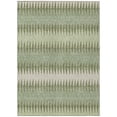 thumbnail image 2 of 5' X 8' Artichoke Green And Light Green Striped Washable Indoor Outdoor Area Rug, 2 of 5