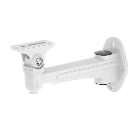 Image of security camera wall mount Wall Mount Security Camera Bracket Adjustable Indoor Outdoor CCTV Camera Holder (White)