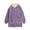 Purple, variant on Jamicy Women's Homewear Robe Hooded Robes for Women Warm Long Hooded Dress Fleece Button Outwear