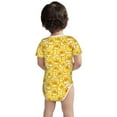 thumbnail image 3 of Yiaed Cool Duck With Yellow Strip Print Infant Climbing Short Sleeve Onesie One-Piece Baby Bodysuit Clothes 0-12 Months -18 Months, 3 of 6