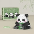 thumbnail image 1 of Cute Mini Chinese Style Animal Building Blocks Set, Creative DIY Assembled Panda Model, Educational Bricks Puzzle Toy, Ideal Birthday and Holiday Gift for Boys Kids, 1 of 7