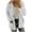 White coats for women, variant on Winter Jackets For Women Women Casual Plus Size Plush Sweater Pockets Outerwear Buttons Cardigan Coat
