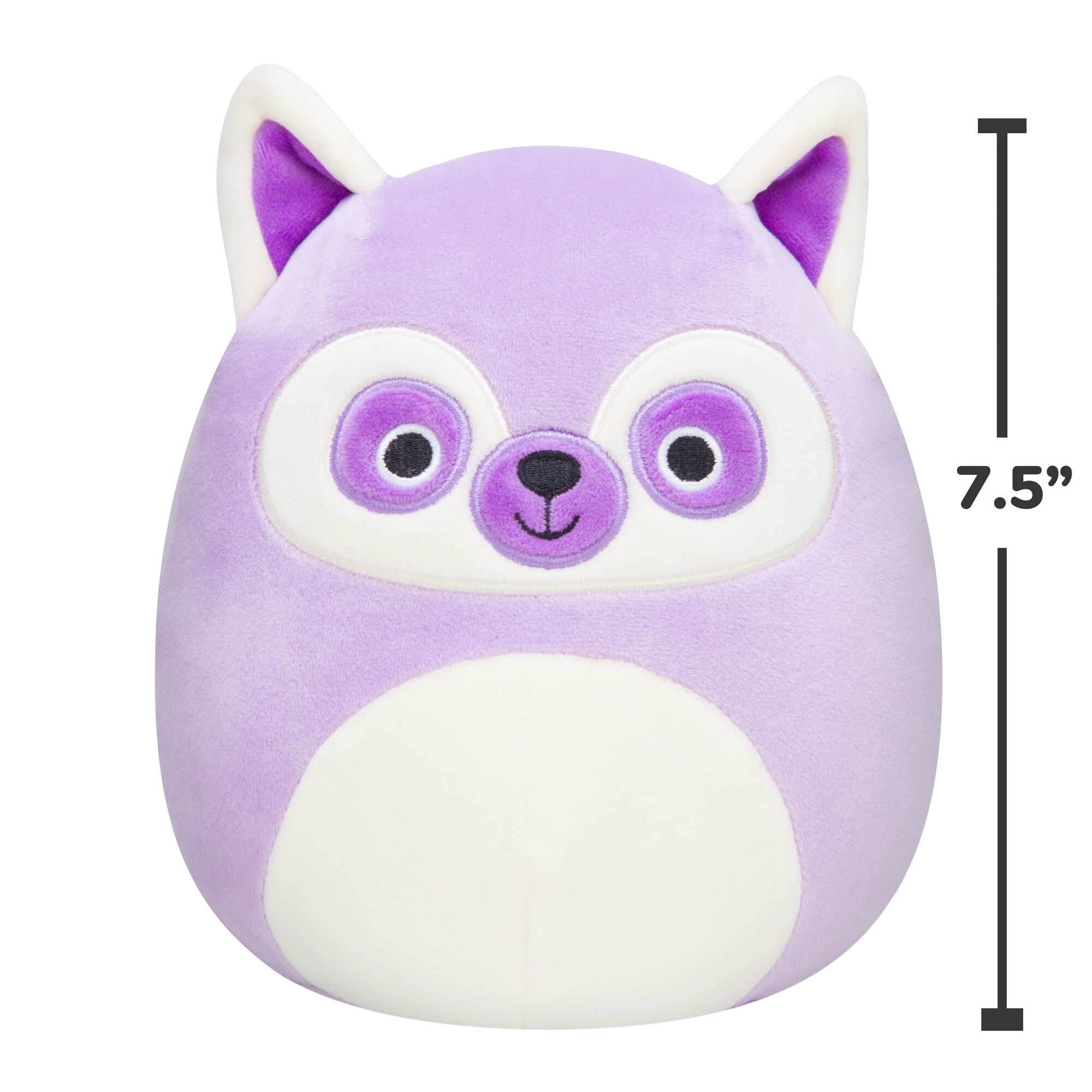 Squishmallows Official Plush 7.5 inch Layla the Purple Lemur - Child's Ultra Soft Stuffed Toy