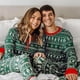 thumbnail image 3 of Conjunto de pijamas a juego para mamá, papá y niños para Navidad 2024, traje de 2 piezas con estampado integral, mameluco para bebé, ropa de dormir suave, conjuntos de apariencia familiar, 3 of 5