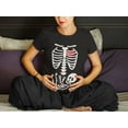 thumbnail image 5 of Old Glory Maternity Halloween Baby Girl Skeleton Costume Short Sleeve T Shirt, 5 of 6