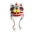 thumbnail image 3 of Milaget Bonnet d'Hiver Bordure de Fête Chinoise pour Enfants Rouge, 3 of 6
