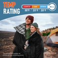 thumbnail image 2 of Flannel Double Sleeping Bags for Adults, 2 Person Sleeping Bags for Mens Camping XL Queen Size Two Person Sleeping Bag for Cold Weather & Warm Waterproof with Compression Sack, 2 of 6