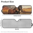 thumbnail image 5 of HUIACONG Elk Camo Sun Shade Windshield for Jeep Wrangler TJ JK JKU JL JLU ,Aluminum Foil Film Car Winshied Sunshade,Effectively Blocking Heat and UV Rays, 5 of 6