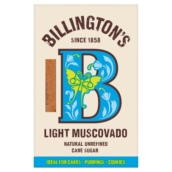 Billingtons Light Muscovado 500G, Imported from Britain