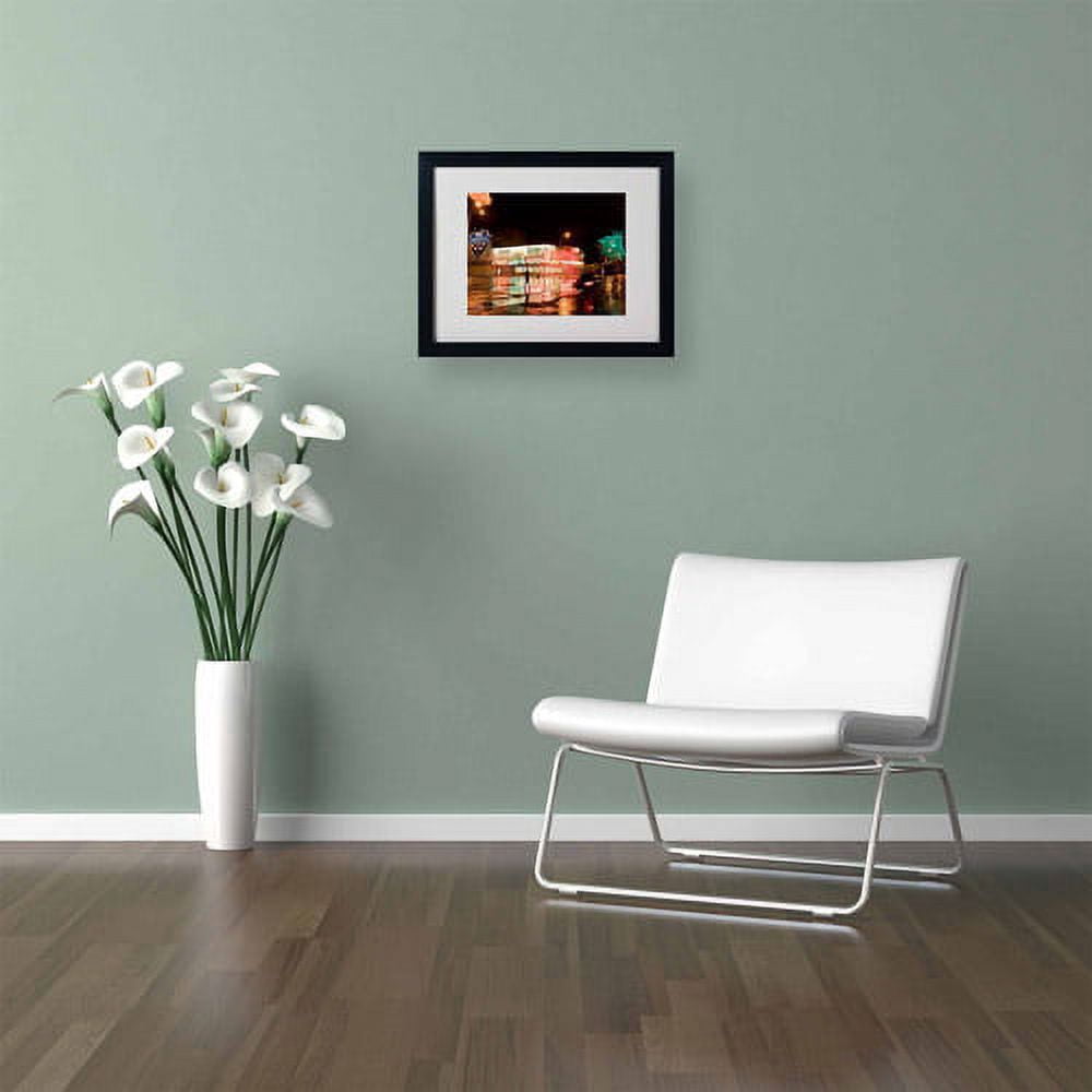 Trademark Fine Art "Nathan's Women Crossing" by Yale Gurney, Black Frame