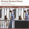 thumbnail image 3 of Pantalla de privacidad para balcón SUNNY GUARD, negra, 1 m x 8 m, 90% de sombra, 3 of 7