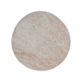 thumbnail image 3 of Indoor And Outdoor Barrel Shape Accent Table Lightweight MGO Concrete With Travertine Finish For Living Room Patio Garden, 3 of 8