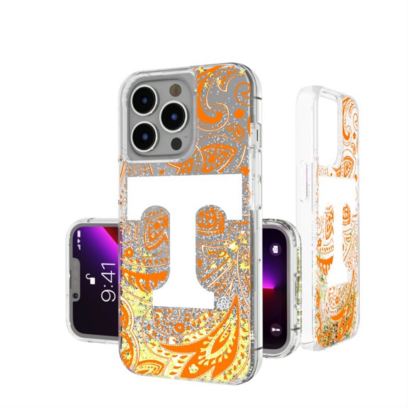 Tennessee Volunteers iPhone Glitter Paisley Design Case