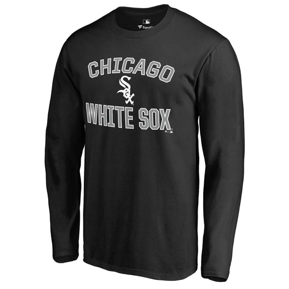 Men's Black Chicago White Sox Victory Arch Long Sleeve T-Shirt