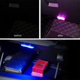 thumbnail image 5 of Luz de noche para coche, lámpara de lectura de techo interior, atmósfera magnética inalámbrica, azul hielo Feliz Sencillez, 5 of 5