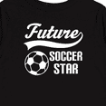 thumbnail image 4 of Inktastic Future Soccer Star Ball Sports Boys or Girls Long Sleeve Toddler T-Shirt, 4 of 5
