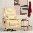 thumbnail image 1 of Irene House 9186 Power Lift Chair with Massage Heating (Ivory Leather), 1 of 6